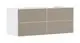 Hansgrohe-HG-Xevolos-E-Waschtischunterschrank-Mattweiss-1370-550-mit-4-Schubkaesten-fuer-Konsolen-mit-Aufsatzwaschtisch-geschliffen-rechts-Bronze-Struktur-54239390 gallery number 1